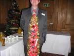 Christmas Tie competition, Roy won hands down, on site, lighting scheme and stereo sound !